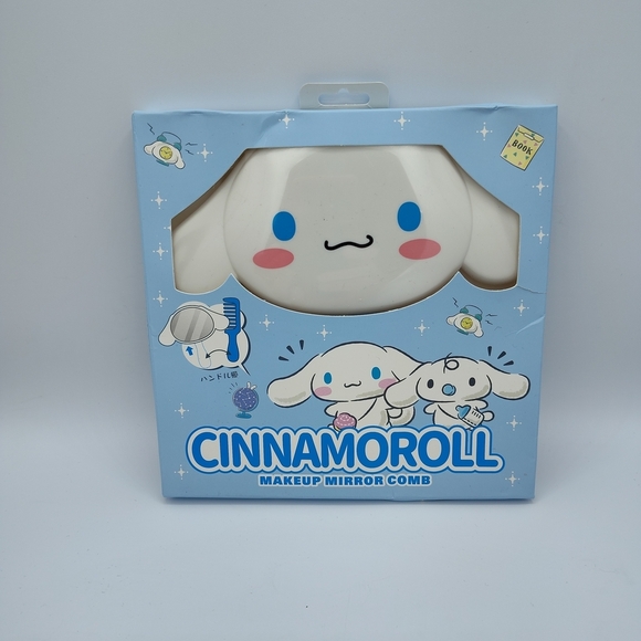 Cinnamoroll Other - NIB Cinnamoroll Makeup Mirror And Comb Set